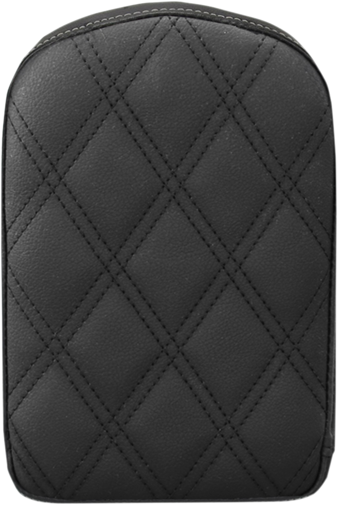 SADDLEMEN Lattice Stitched Sissy Bar Pad - Black 041143 - PartsOutlet.com.au