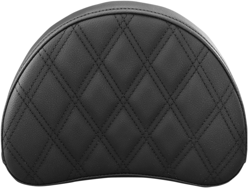 SADDLEMEN Lattice Stitched Sissy Bar Pad - Black 051343 - PartsOutlet.com.au