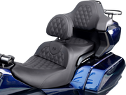 SADDLEMEN Lattice Stitched Tour-Pak Passenger Pad - Honda GL1800 '08-23 - H18-07-TPACK-LS - PartsOutlet.com.au