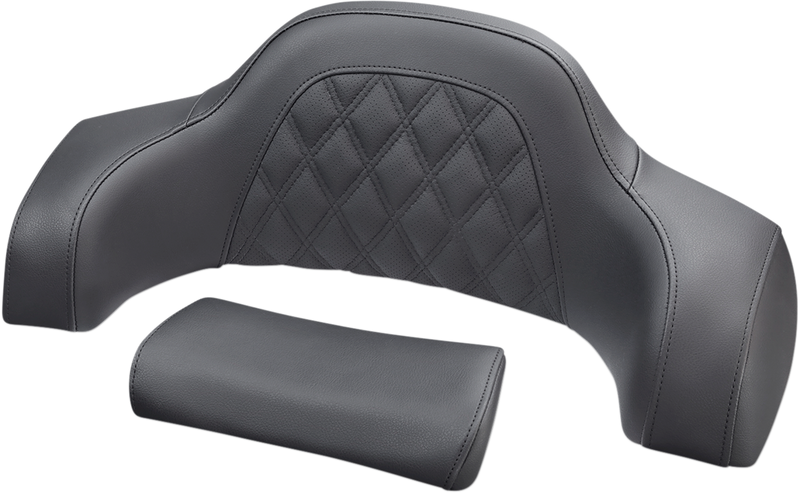 SADDLEMEN Lattice Stitched Tour-Pak Pad - Indian Touring Chief/Chieftain/Roadmaster/Springfield '14-'23 - I14-07-TPACK-LS - PartsOutlet.com.au