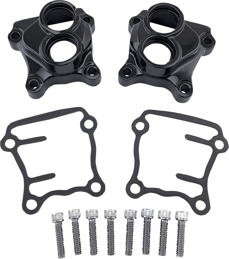 DRAG SPECIALTIES Lifter Cover - Black - Harley-Davidson 1999-2017 - Twin Cam I04-0889GB - PartsOutlet.com.au