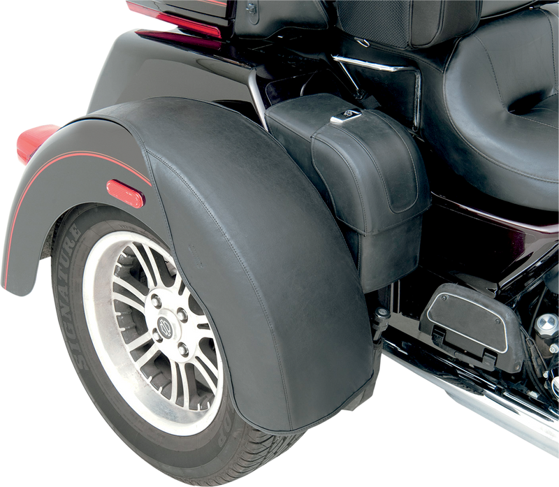 SADDLEMEN Rear Fender Bra Set - FL '09-'19 - EX000664B - PartsOutlet.com.au