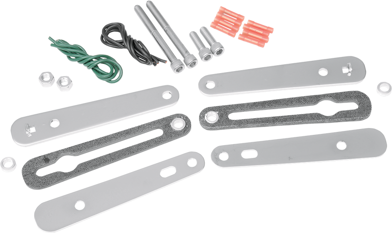 SADDLEMEN Turn Signal Relocation Kit - Sportster - XL 1994-2019 - Chrome 2020-0349 - PartsOutlet.com.au