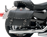 SADDLEMEN Highwayman Rivet Slant-Style Saddlebags - Medium X021-03-040 - PartsOutlet.com.au