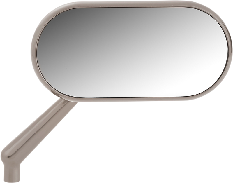 ARLEN NESS FORGED OVAL MIRRORS, TITANIUM - RIGHT - 13-188 - PartsOutlet.com.au