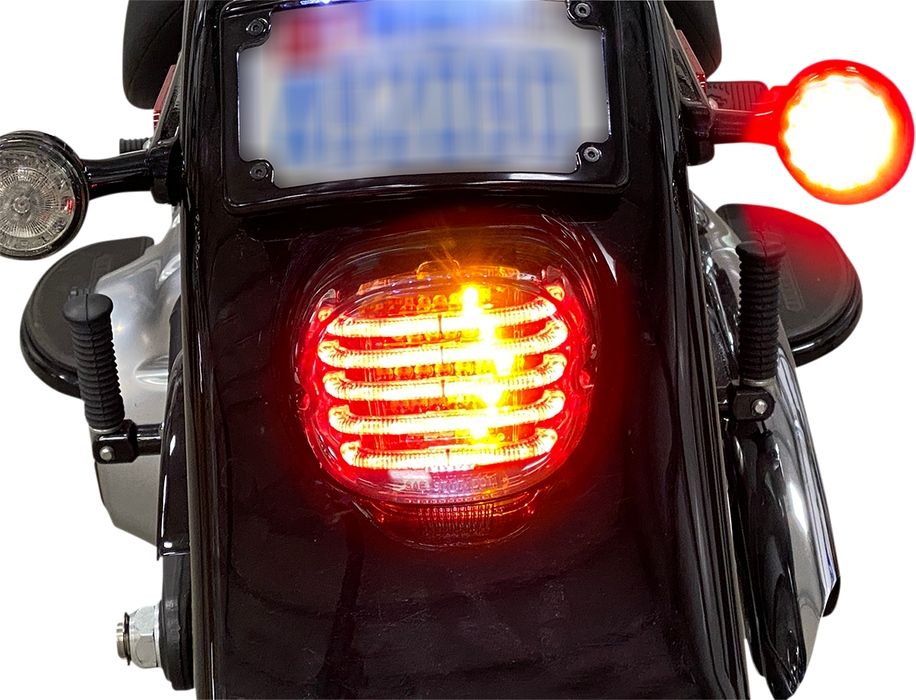 CUSTOM DYNAMICS Taillight/Turn Signal - Smoke Lens - Harley-Davidson 1999-2023 - PB-TL-INT-NW-S