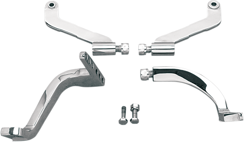 DRAG SPECIALTIES Floorboard Mounting Brackets - Harley-Davidson 1980-2008 - 057091-BC5 - PartsOutlet.com.au