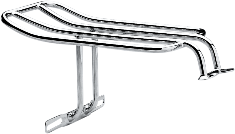 DRAG SPECIALTIES Luggage Rack - Chrome - 9" - FXR/S '76-'00 - 77-0052-BX-LB2