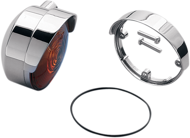 DRAG SPECIALTIES Turn Signal Visor - Harley-Davidson 1999-2023 - 73021 - PartsOutlet.com.au
