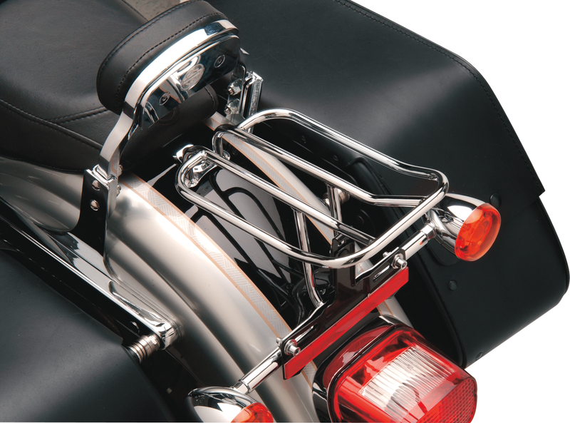 DRAG SPECIALTIES Luggage Rack - Chrome - 10" - Dyna FXD '91-'05 - 77-0055-BX-LB2