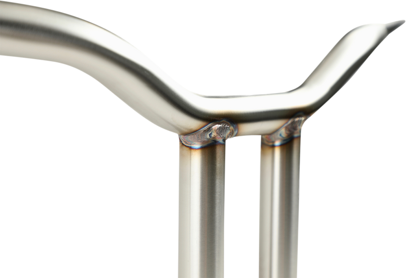 LA CHOPPERS Handlebar - Kage Fighter - One Piece - 10" - Stainless Steel - Harley-Davidson '57-'20 - LA-7337-10SS