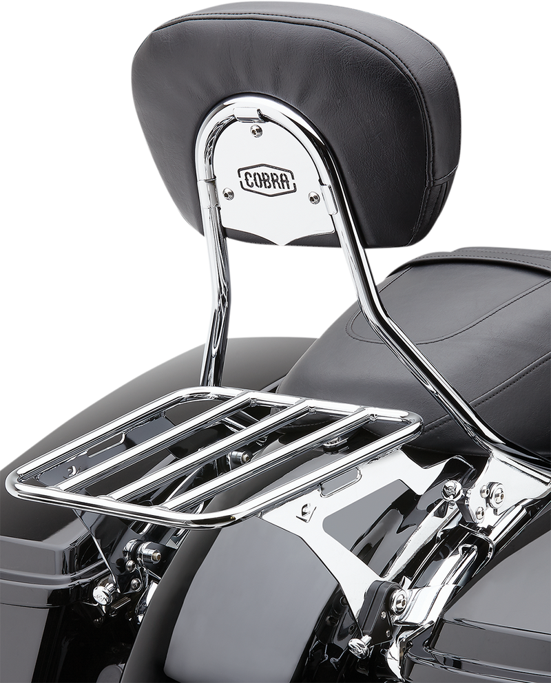COBRA Detachable Backrest - Chrome - '97-08 FL 602-2012 - PartsOutlet.com.au