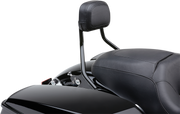 COBRA Detachable Backrest - Black - Short - '97-'08 FLH/FLT 602-2212B - PartsOutlet.com.au