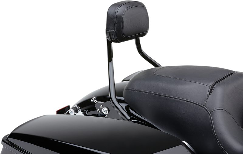 COBRA Detachable Backrest - Black - Short - '97-'08 FLH/FLT 602-2212B - PartsOutlet.com.au