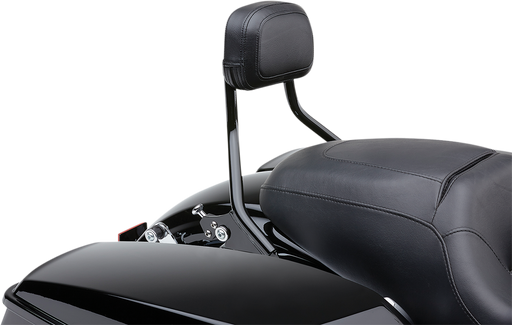 COBRA Detachable Backrest - Black - Short - '97-'08 FLH/FLT 602-2212B - PartsOutlet.com.au