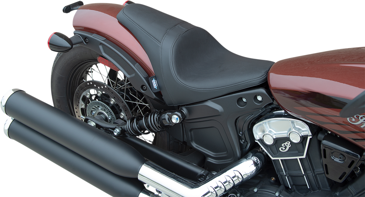 DRAG SPECIALTIES 3/4 Solo Seat - Black Indian Scout 2018-2022 -0810-2254 - PartsOutlet.com.au