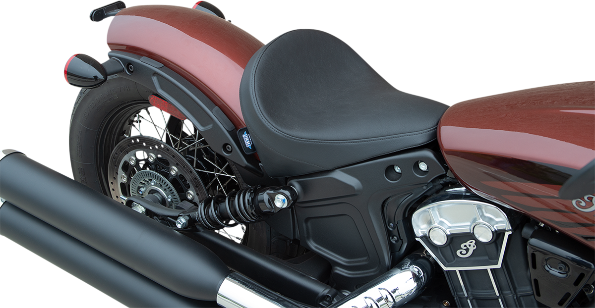 DRAG SPECIALTIES Solo Seat - Black - Indian Scout 2018-2020 - Vinyl 0810-2256 - PartsOutlet.com.au