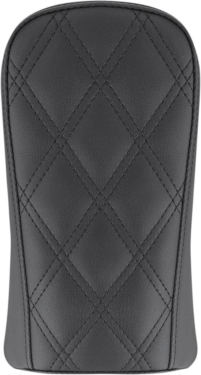 SADDLEMEN Sport Renegade Pillion Pad - 18+ Low Rider / Sport Glide - Lattice Stitched - Black 818-29-022LS - PartsOutlet.com.au