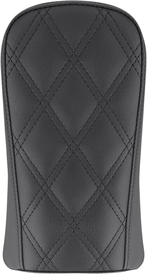 SADDLEMEN Sport Renegade Pillion Pad - 18+ Low Rider / Sport Glide - Lattice Stitched - Black 818-29-022LS - PartsOutlet.com.au