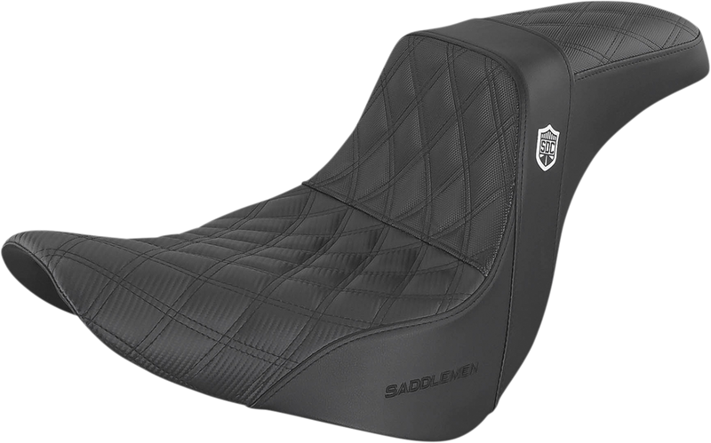 SADDLEMEN SDC Performance Seat - Gripper - 18+ Sport Glide / Low Rider - SC81829DB - PartsOutlet.com.au
