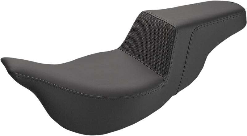 SADDLEMEN Step Up Seat - Extended Reach - Gripper - FL '08-'23 HD Touring - Street/ Road/ Electra - 808-07B-174EXT - PartsOutlet.com.au