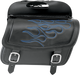 SADDLEMEN Flame Saddlebag - Blue - Medium 3501-0772 - PartsOutlet.com.au