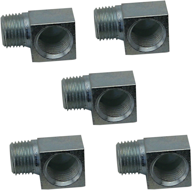 S&S CYCLE 90 Degree Oil Fitting - 5-Pack 50-1007 - PartsOutlet.com.au