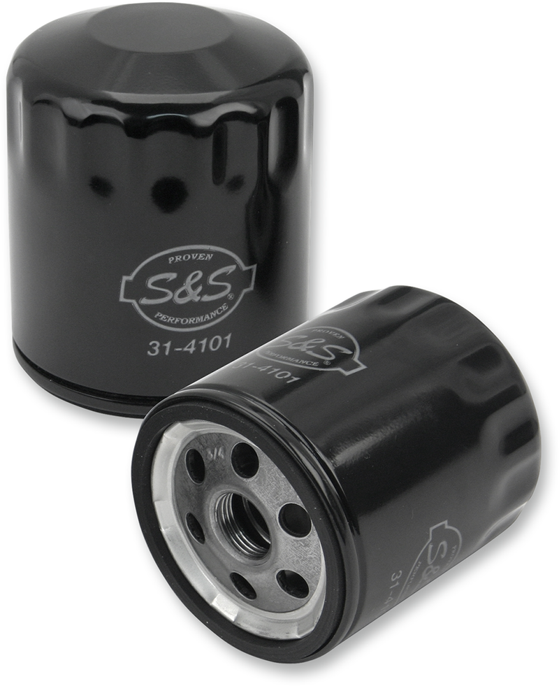 S&S CYCLE Black Oil Filter for HD® Sportster®, HD® Evolution®, and Shovelhead Models - 31-4101A - PartsOutlet.com.au