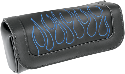 SADDLEMEN Highwayman Tattoo Tool Pouch - Flame - Blue 3510-0063 - PartsOutlet.com.au