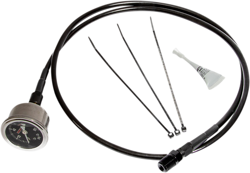 FEULING OIL PUMP CORP. Remote Oil Pressure Gauge/Line Kit - M8 - Harley-Davidson 2017-2023 - Black 9045 - PartsOutlet.com.au