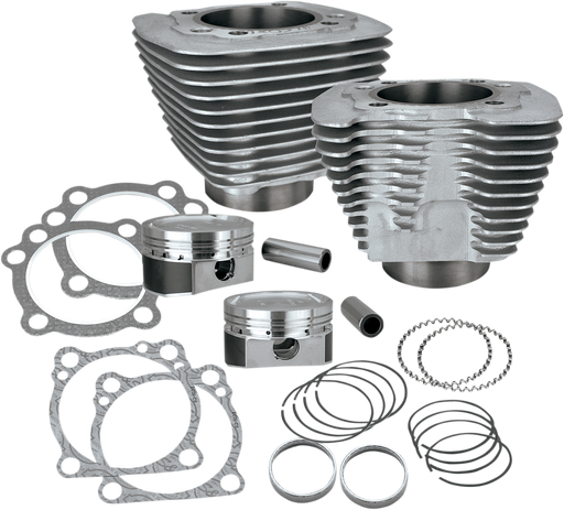 S&S CYCLE 883 to 1200cc Conversion Kit for 1986-2019 HD® Sportster® Models - Silver Finish 910-0688 - PartsOutlet.com.au