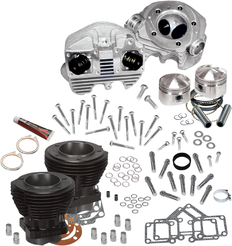 S&S CYCLE Complete 80" Top End Replacement Kit For '79-'84 Big Twins With Band Style Heads - 90-0098