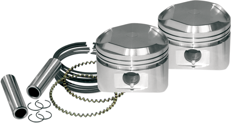 S&S CYCLE 89" High Compression Stroker Pistons For '84-'99 HD® Big Twins And 1986-'03 HD® Sportster® Models W/ Super Stock Heads - Standard - 92-2016