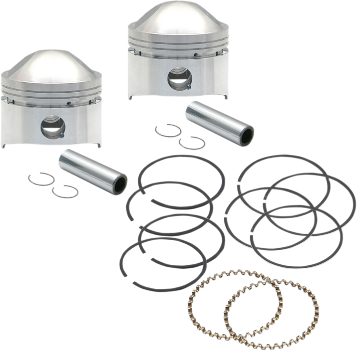 S&S CYCLE 3-1/2" Standard 80" LC Forged Pistons for 1978-'84 HD® OHV Engines - 106-5511