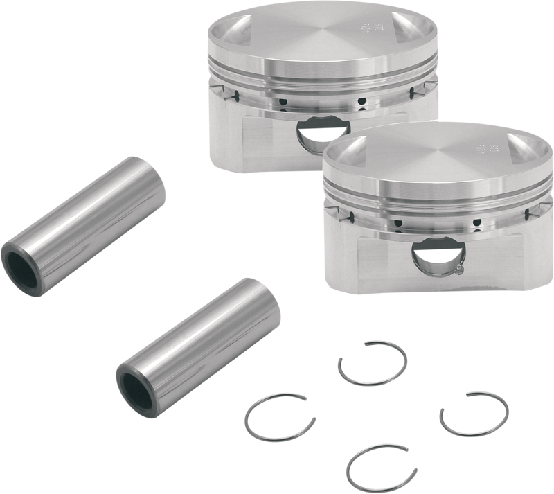 S&S CYCLE 31/2" Bore Forged Stroker Piston Kits For Stock Heads Or S&S Performance Replacement Heads - 3.5" - +.030 - Harley-Davidson '84-'99 - 106-5793
