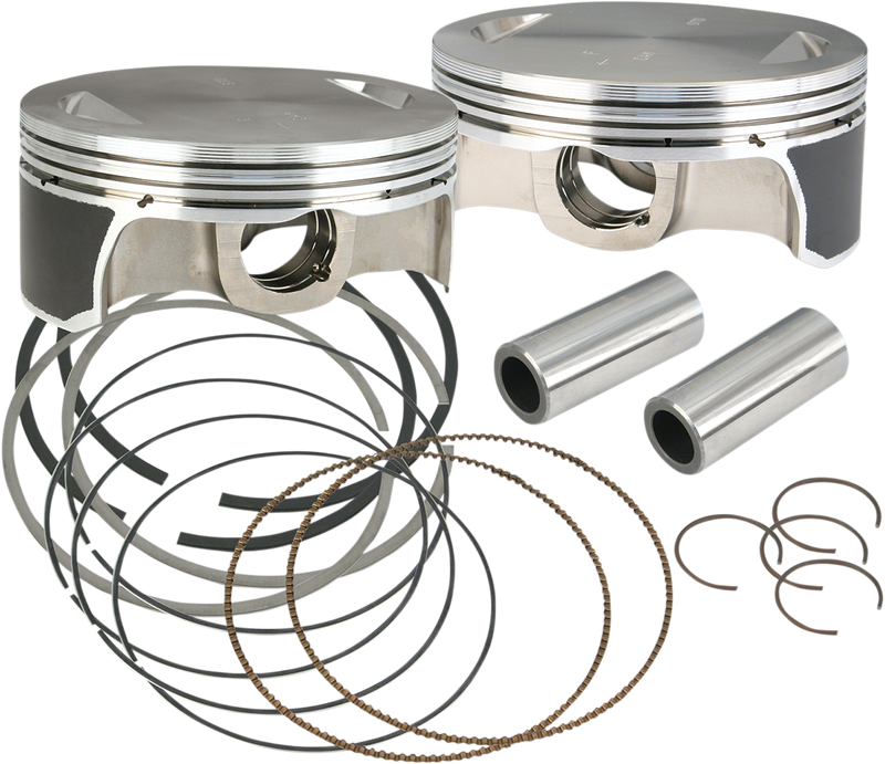 S&S CYCLE 4 1/8" Bore Forged Piston Kit For '84-'16 Hot Set Up Kit® - Standard - 106-3491A
