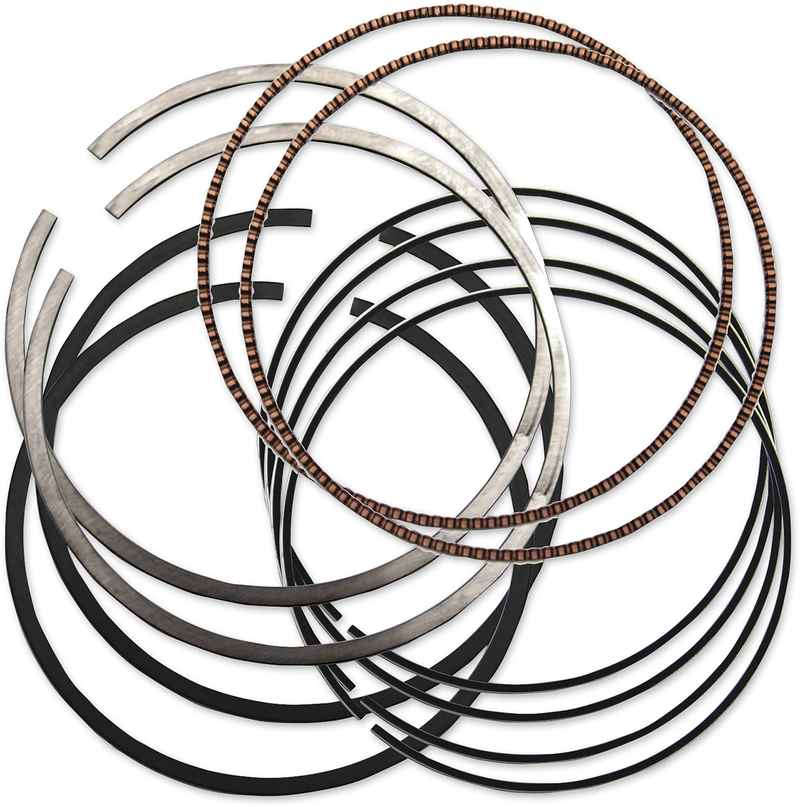 S&S CYCLE 4-1/8" Piston Ring Set of Two Standard Size for '84-'99 bt and '86-'03 xl - 940-0014