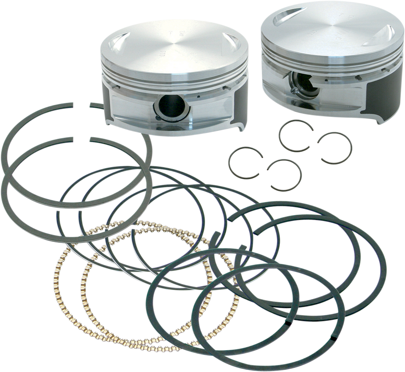 S&S CYCLE S&S 106" Forged Stroker Pistons for '99-'16 HD® Big Twins - Standard - 92-1210