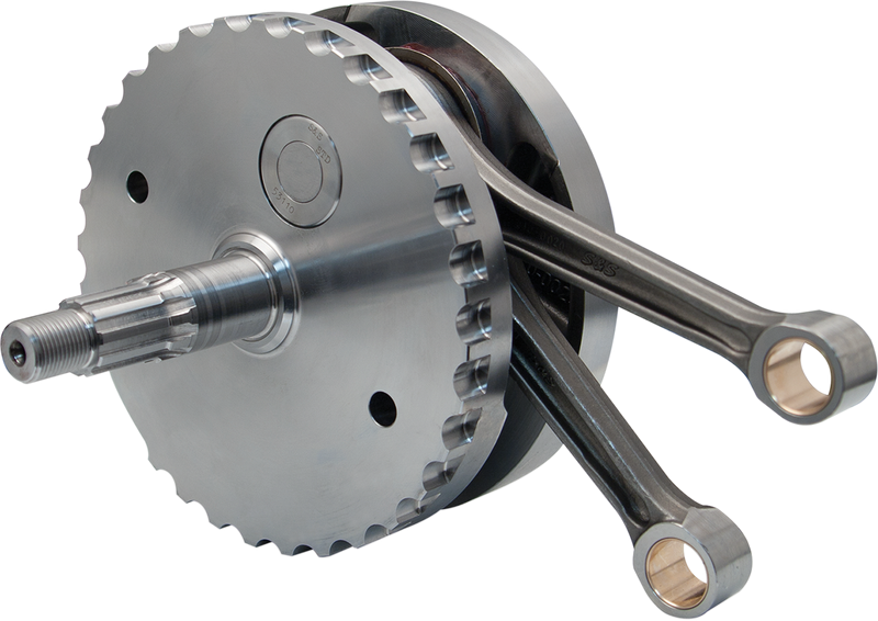 S&S CYCLE 4-3/8" Stroke Flywheel Assembly W/O Sprocket Shaft Bearing Race For '99-'06 Non-balanced HD® Big Twins (Except 2006 Dyna Models) - 320-0361