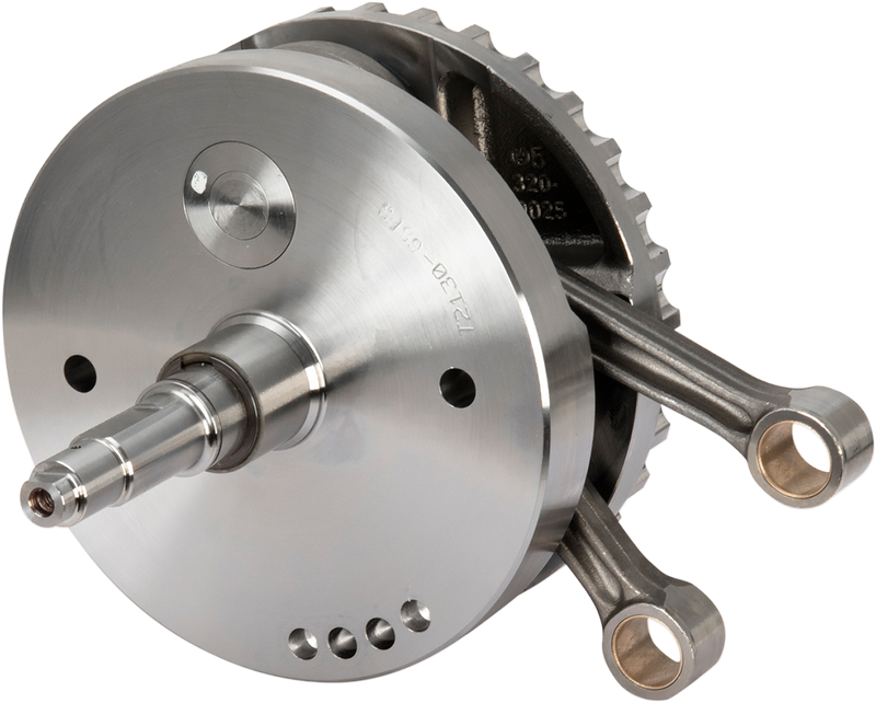 S&S CYCLE 4-5/8" Stroke Flywheel Assembly W/O Sprocket Shaft Bearing Race For '07-'16 Non-Balanced HD® Big Twins and 2006 Dyna Models - 320-0523