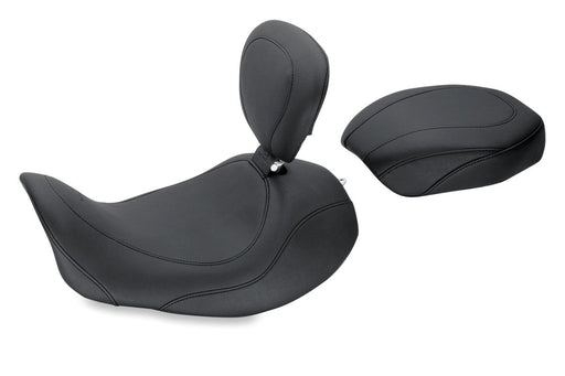 MUSTANG Wide Tripper Passenger Seat - Harley-Davidson Dyna 2006-2017 - 76701 - PartsOutlet.com.au