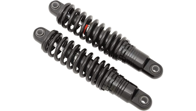 DRAG SHOCKS Premium Ride-Height Adjustable Shocks - Black - Standard - 12" - Harley-Davidson - Sportster '04-'22 - C16-0153AB