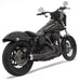 BASSANI XHAUST Road Rage Exhaust - Black - Short - '06-'17 Dyna FXD - 13122J - PartsOutlet.com.au