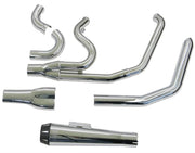 BASSANI XHAUST Road Rage 2:1 Exhaust - Chrome - Megaphone - Short - Dyna 91-'05 FXD Dyna - 13312R - PartsOutlet.com.au