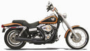 BASSANI XHAUST Road Rage 2:1 Exhaust - Black - Megaphone - Short - '91-'05 FXD Dyna - 13322R - PartsOutlet.com.au