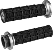 ODI Grips - V-Twin - Black/Gunmetal - TBW - Harley-Davidson 2008-2022 - V31HTW-BH-H - PartsOutlet.com.au