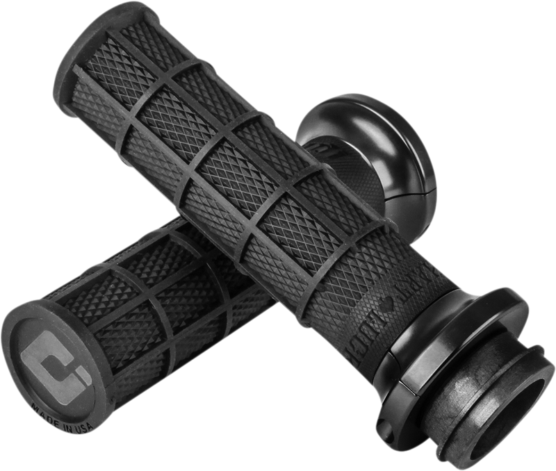 ODI Grips - V-Twin - Black/Black - TBW - Harley-Davidson 2008-2022 - V31HTW-BB-B - PartsOutlet.com.au