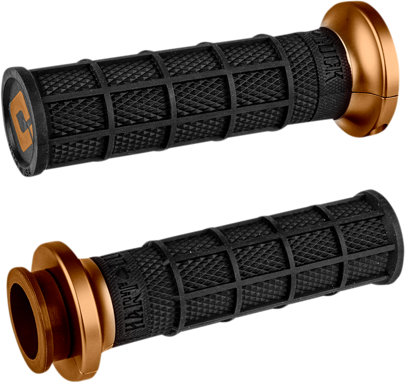 ODI Grips - V-Twin - Black/Bronze - TBW - Harley-Davidson 2008-2022 - V31HTW-BZ-Z - PartsOutlet.com.au
