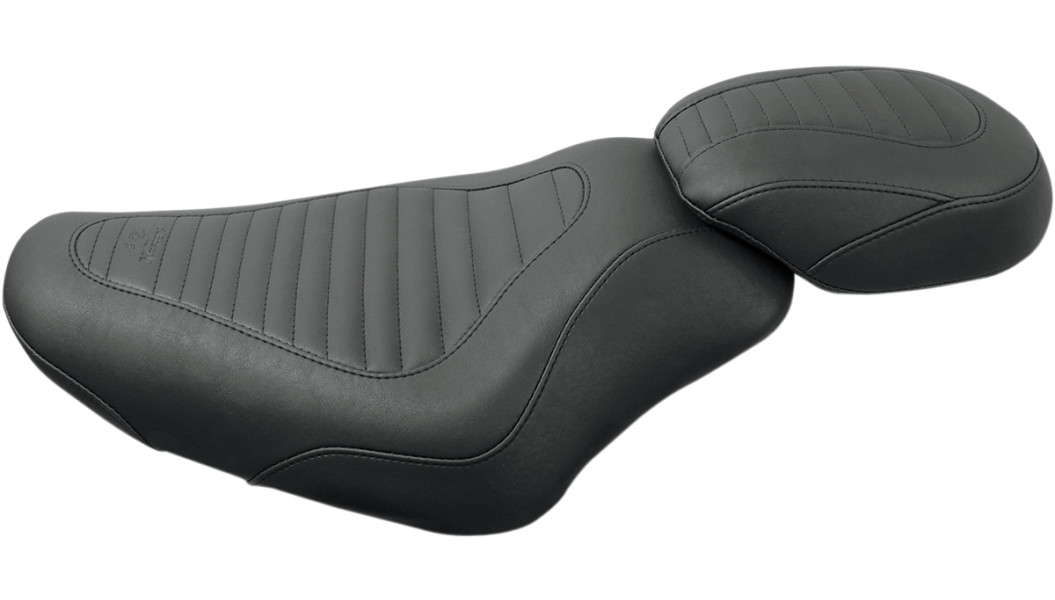 MUSTANG Tripper Solo Seat - Tuck and Roll - Harley-Davidson Sporster 2004-2021 - XL with 4.5 Gallon Tanks 76955 - PartsOutlet.com.au