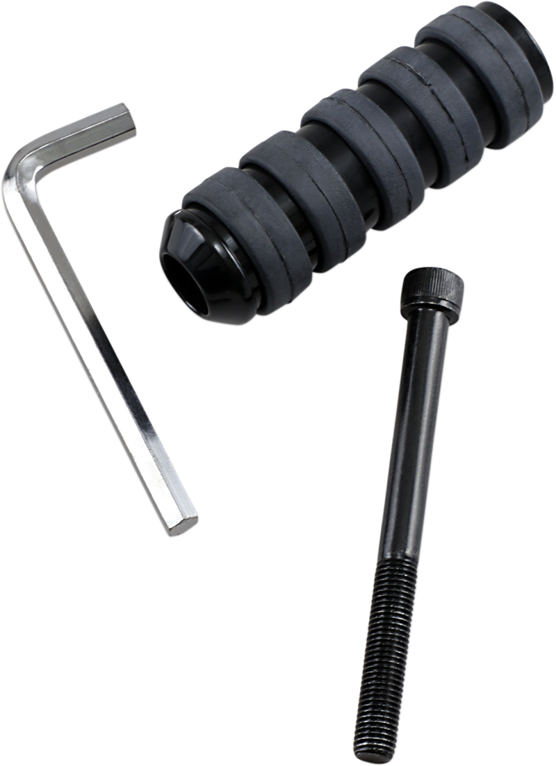 DRAG SPECIALTIES Soft-Ride Shift Peg - Large - Black 362046 - PartsOutlet.com.au